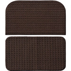 Garland Rug Herald Square 2pc Kitchen Rug Slice and Mat, 18" x 28"   552390163